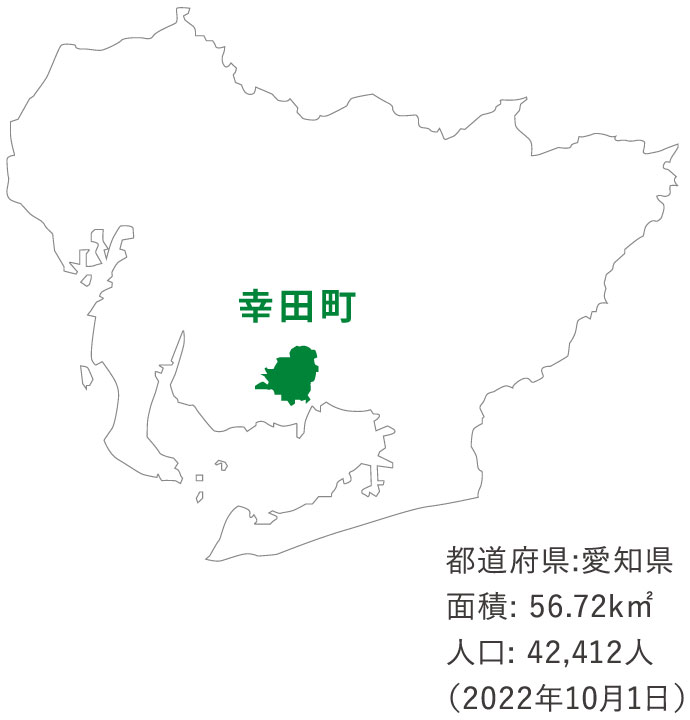 幸田の地図